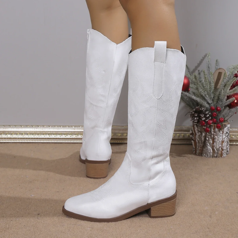 Bottes Cowboy Dénim Féminines