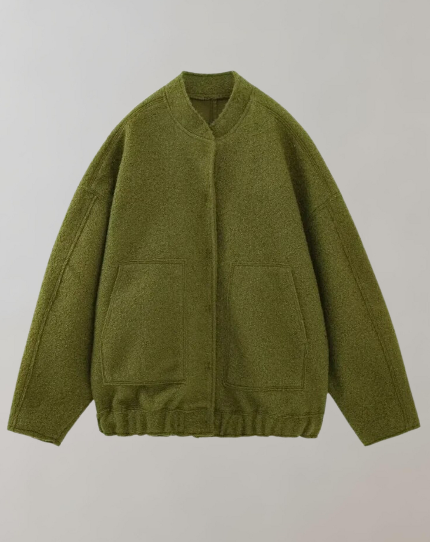 Blouson Bomber Sport Casual à Fermeture Éclair