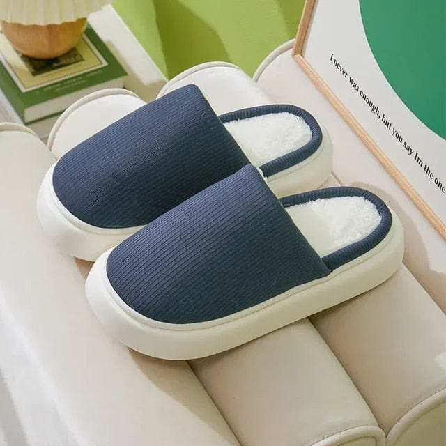 Pantoufles Peluche Chaudes et Confortables Femmes