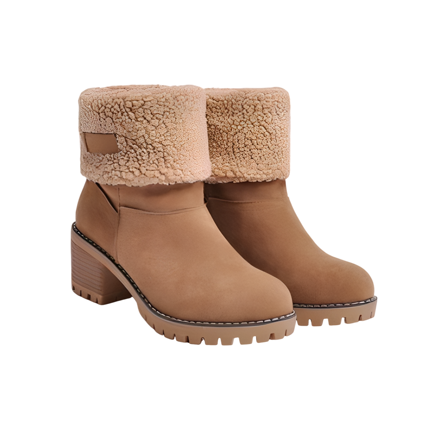 Bottes Femme Hiver Chaudes et Imperméables avec Semelle Antidérapante