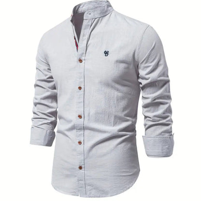 Chemise Homme à Manches Longues en Coton Doux