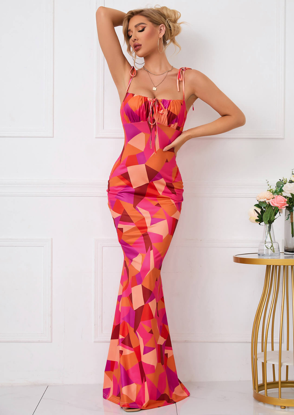 Robe Été Fleurs Dentelle Féminine