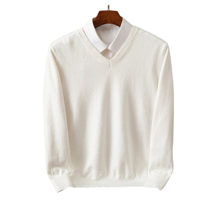 Pull Col V Grande Taille Manches Longues