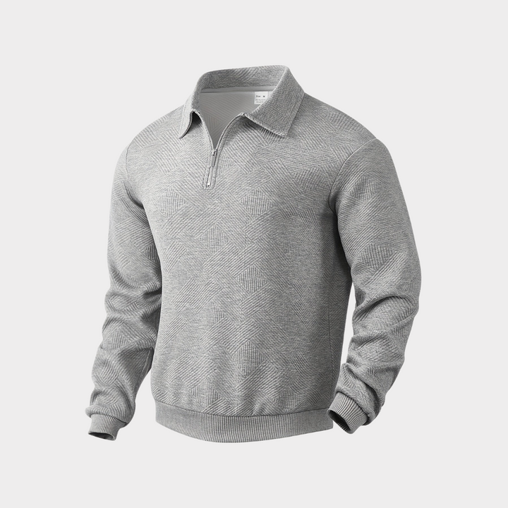 Pull Col Montant Fermeture Éclair Moderne - vue 6