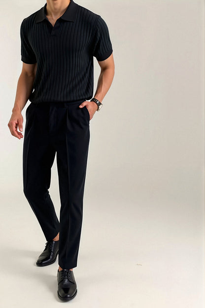 Chemise Polo Homme Manches Courtes Élégante et Classique