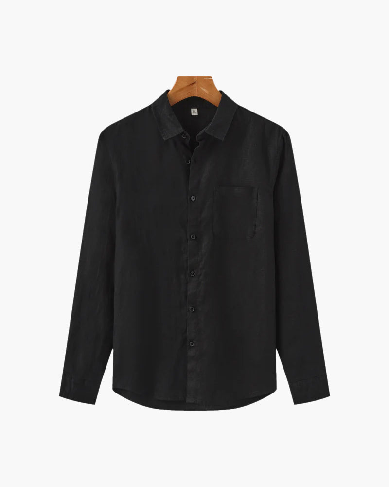Chemise Homme Léger Lin Coton Été