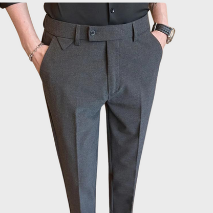 Pantalon Homme Slim Fit Noir Élégant