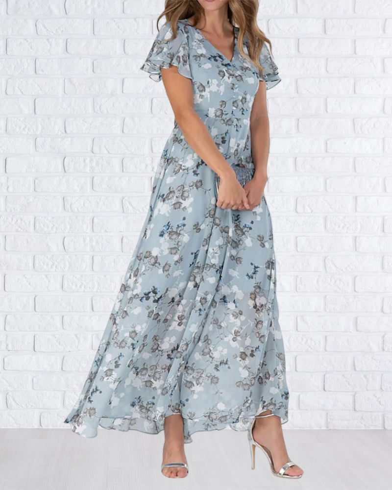 Robe de Soirée Été en Chiffon Léger