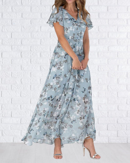 Robe de Soirée Été en Chiffon Léger