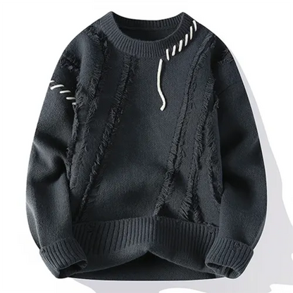 Pull Hiver Patchwork Mode Homme