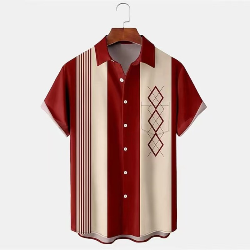 Chemise Homme Décontractée Style Chic