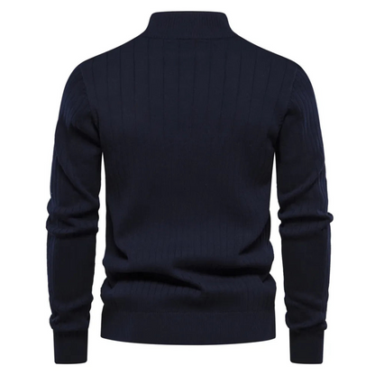 Pull à Manches Longues pour Homme avec Fermeture Éclair