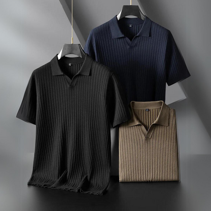Chemise Polo Homme Côte d'Azur Style Marin
