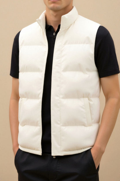 Veste polaire homme légère beige clair