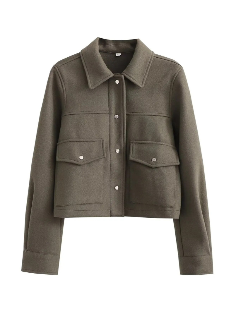 Veste Parka Féminine Courte et Élégante