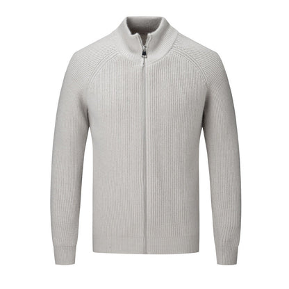 Pull Cachemire Homme Zippé Chaud et Élégant