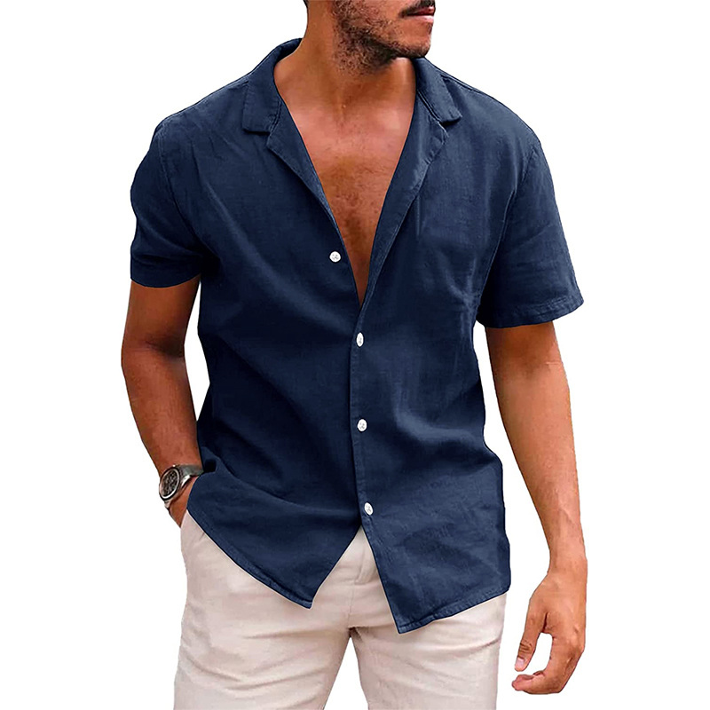 Chemise Homme Décontractée pour Été