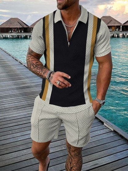 Costume Homme Décontracté imprimé couleur