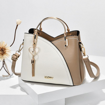 Sac à main femme organisé avec bretelle réglable