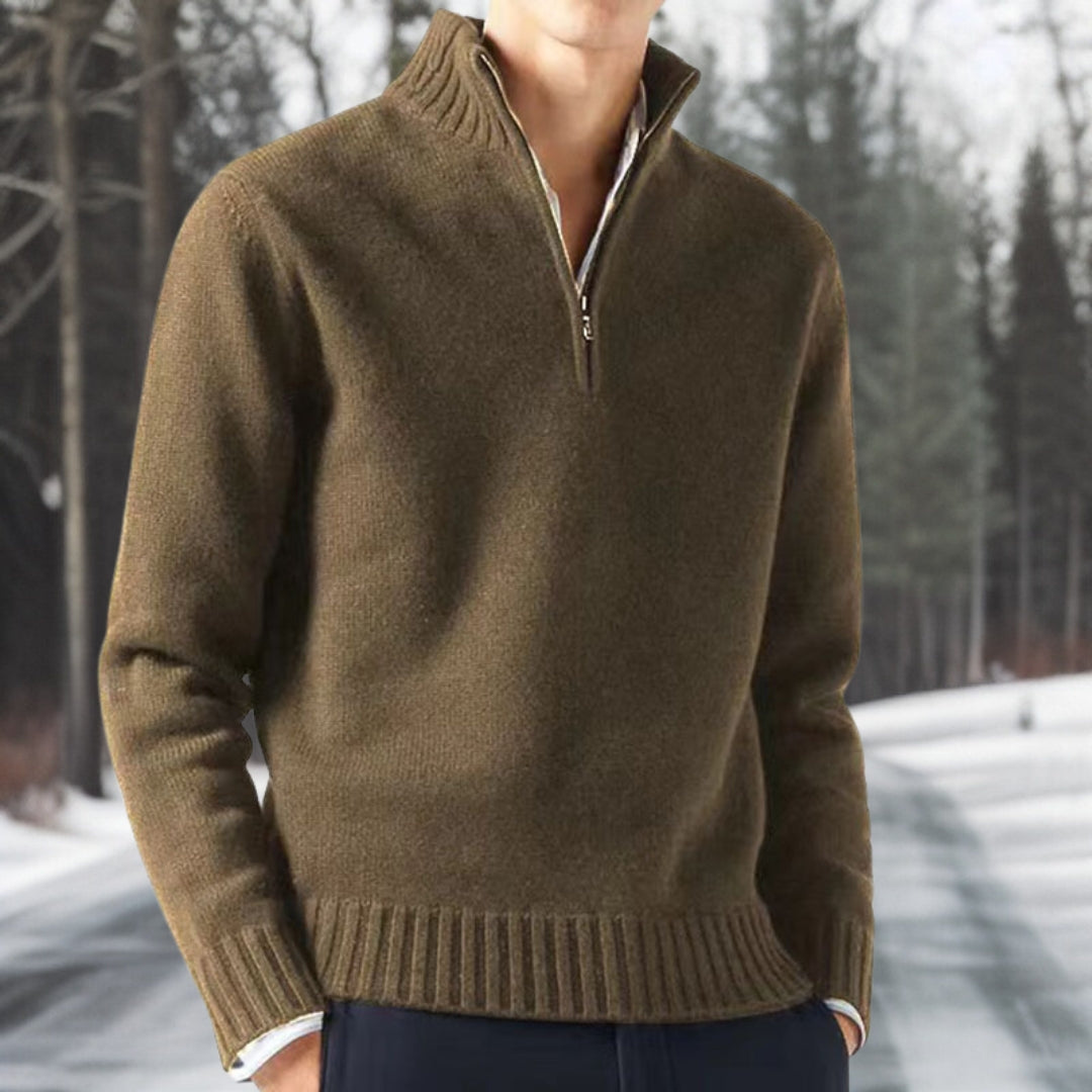 Pull Homme Doux et Chaud en Laine Mélangée