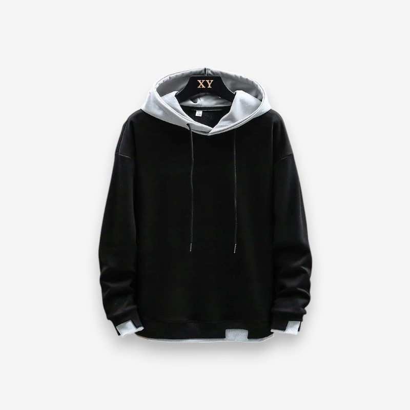 Sweat à Capuche Grande Taille Manches Longues