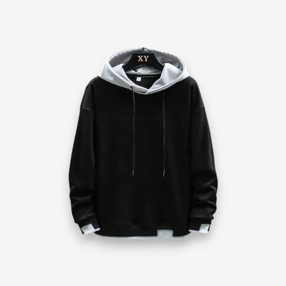 Sweat à Capuche Grande Taille Manches Longues