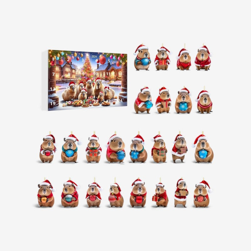 Calendrier de l'Avent Enfant avec 24 Jouets et Surprises