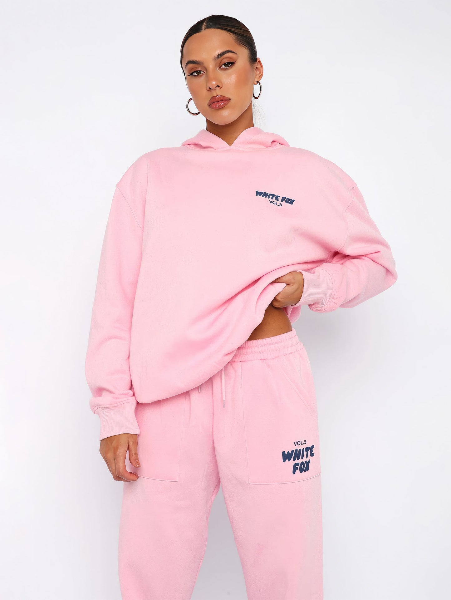 Ensemble Jogging Femme Coton Oversize Sweat à Capuche Pantalon