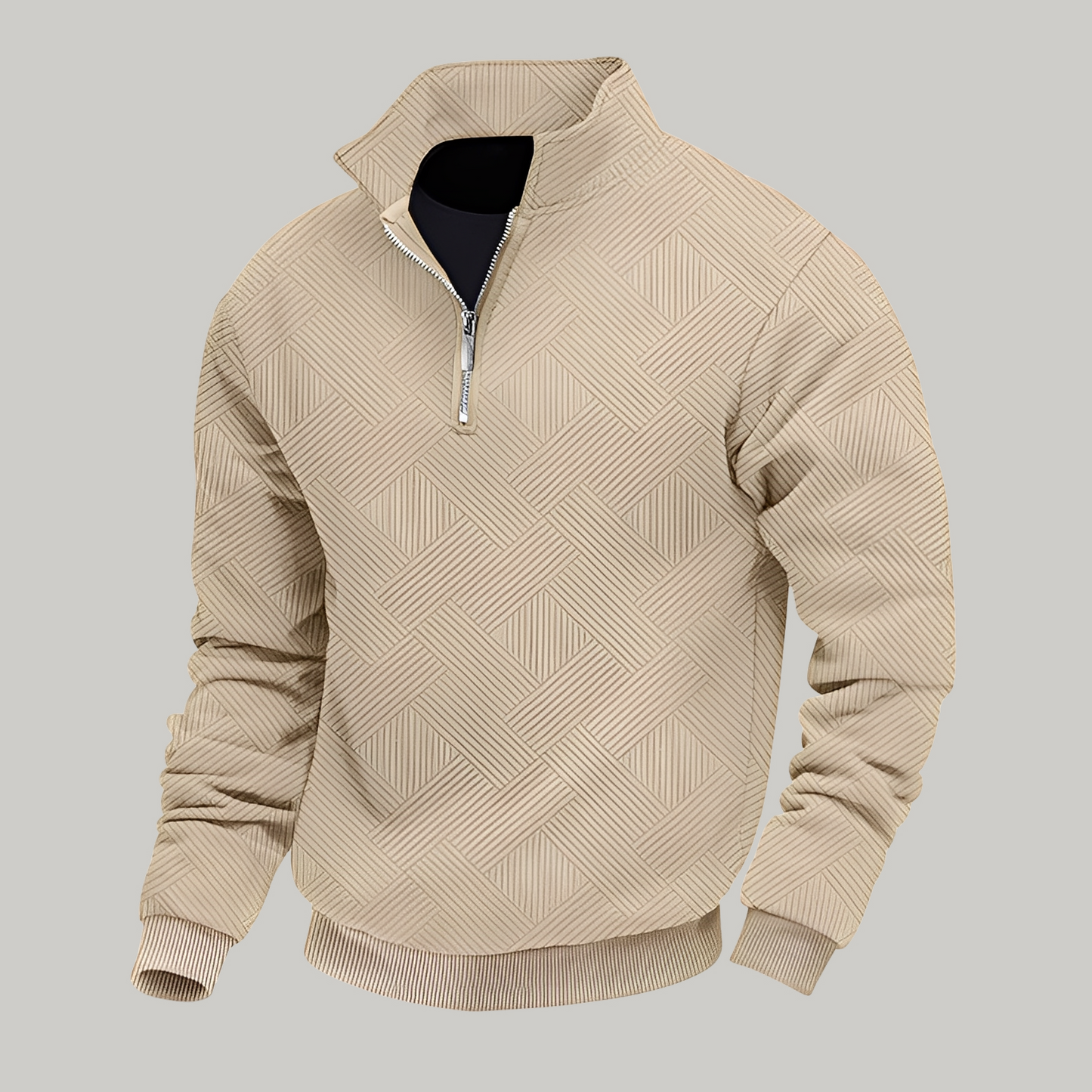 Pull Homme Zip Classique et Confortable - PanierRoyale