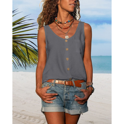 T-shirt Femme Décontracté Col V