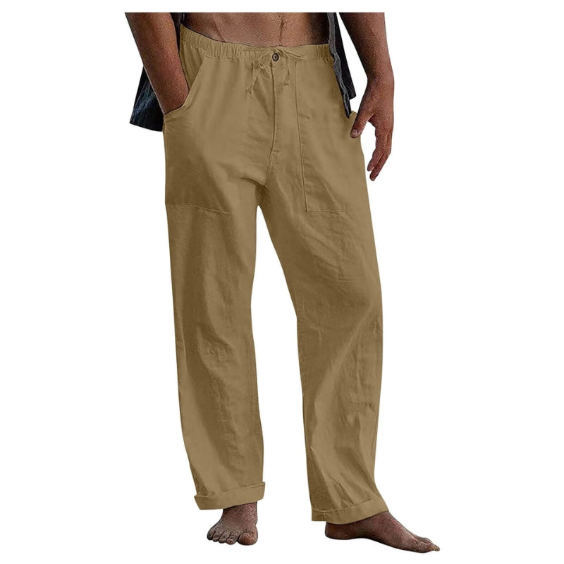 Pantalon de sport larges et confortables avec poches latérales