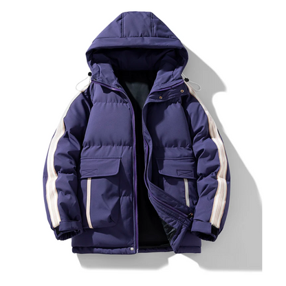Veste Hiver Homme avec Capuche et Manches Longues