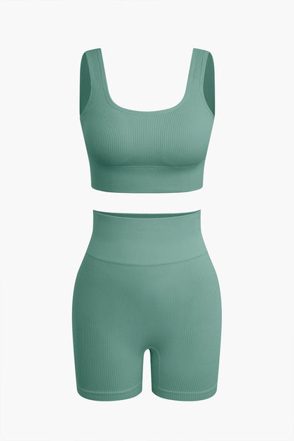 Ensemble Sport Femme Legging et Top Compressif