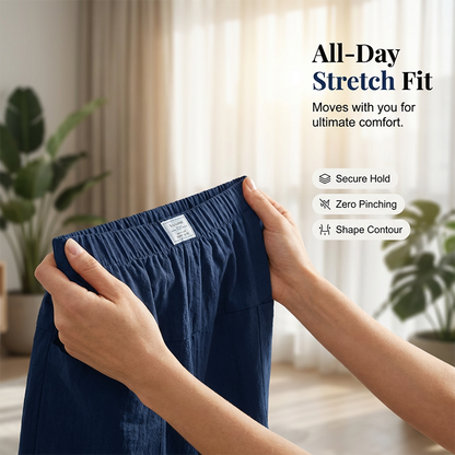 Jupe-Short Femme Taille Élastique Coupe Asymétrique