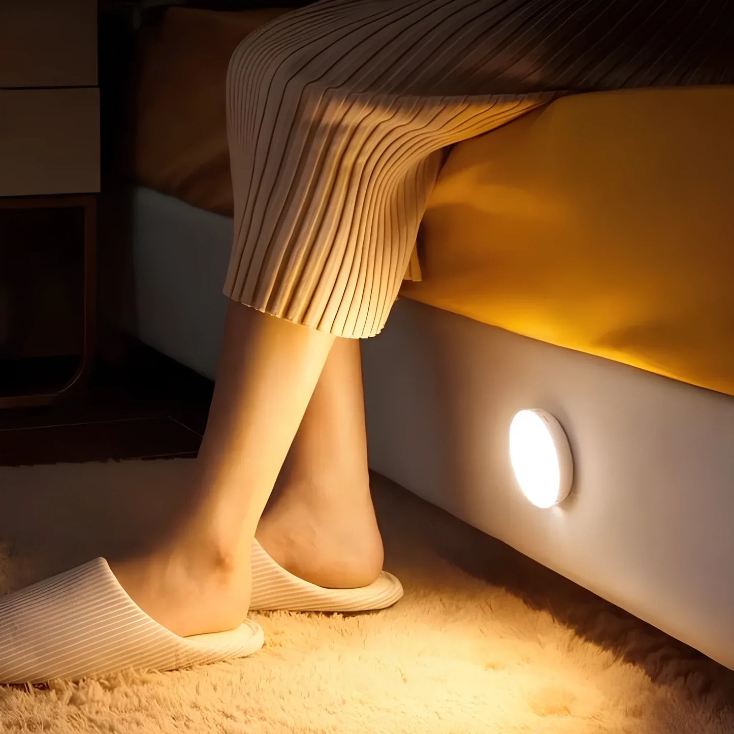 Lampe Murale LED Détection Mouvement Rechargeable USB Eclairage