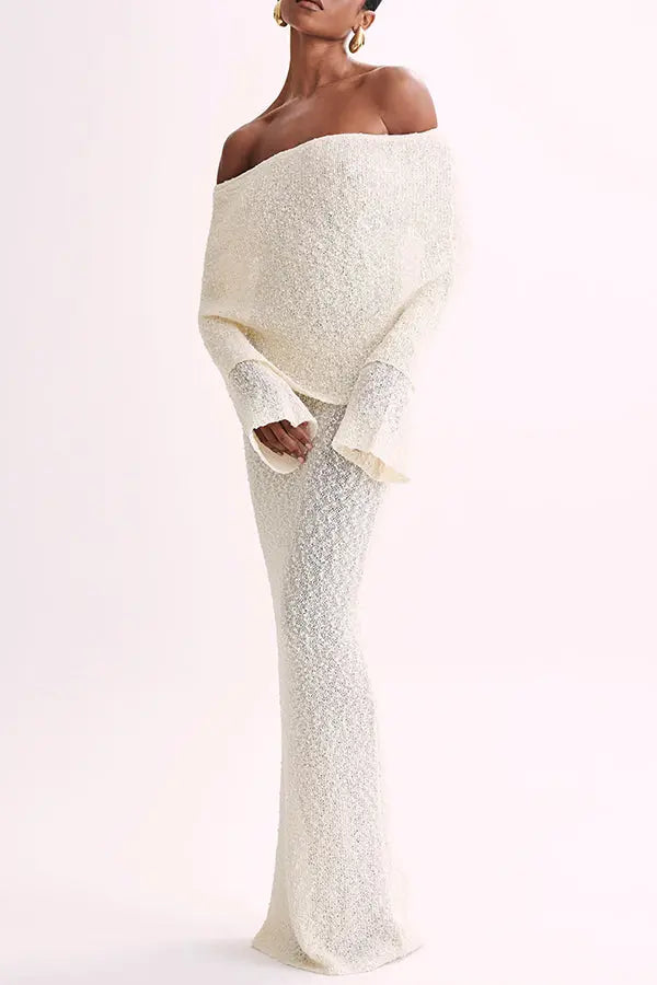 Robe Bouclée Longue Féminine - BerlinGlamour