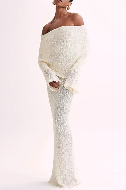 Robe Bouclée Longue Féminine - BerlinGlamour