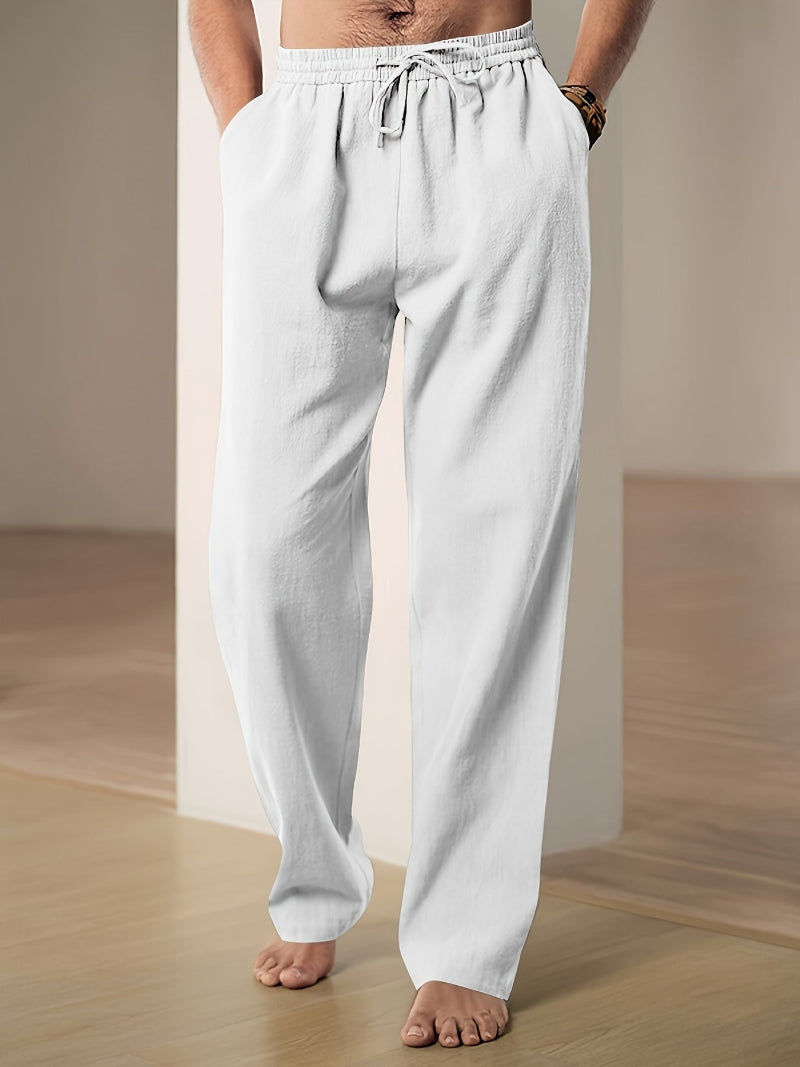 Pantalon Homme Élastique Décontracté avec Ceinture pour Loisirs - PanierRoyale