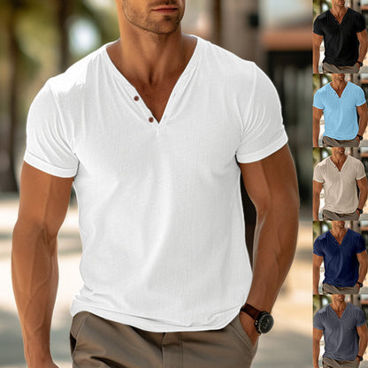 T-Shirt Homme Coton Respirant pour Été - PanierRoyale