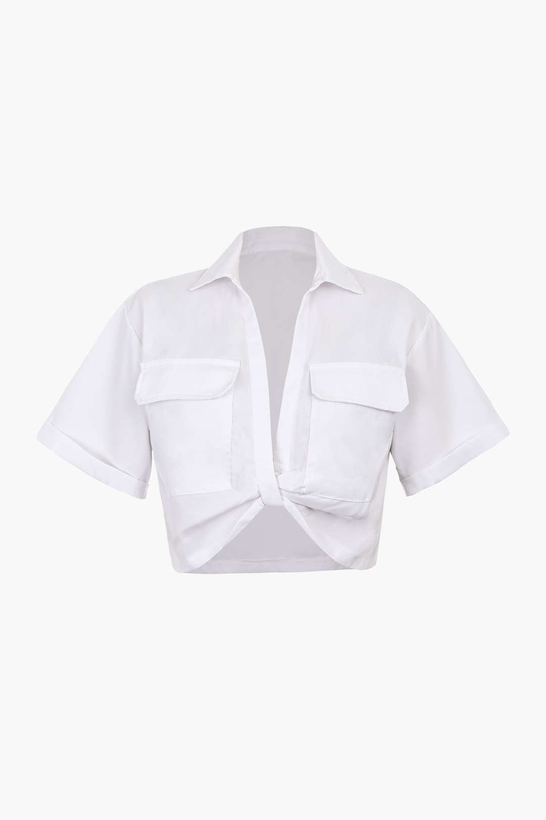 Chemise Femme Manches Courtes Col Chemisé Moderne - BerlinGlamour