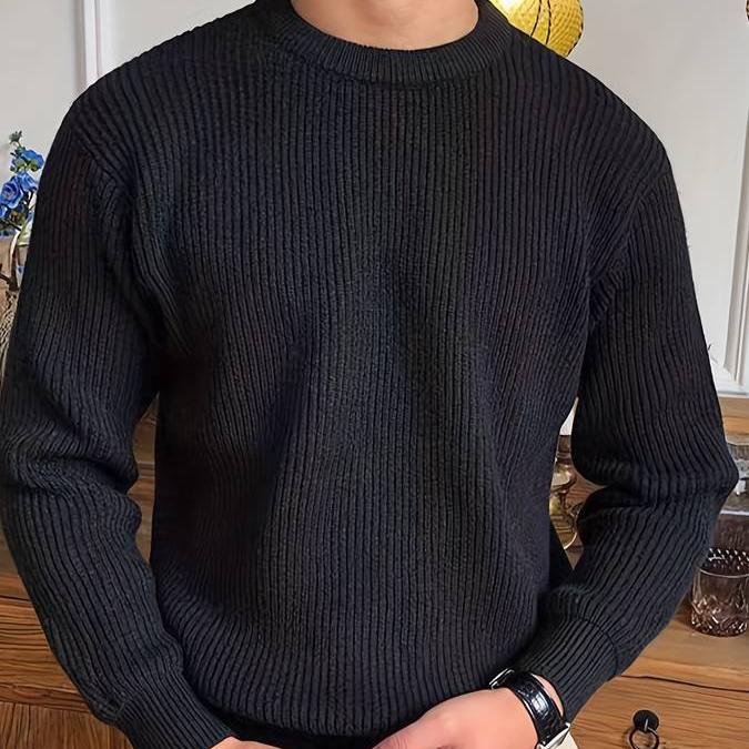 Pull Homme Hiver Douillet et Élégant en Molleton - PanierRoyale