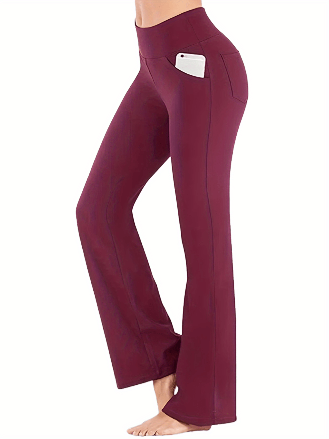 Pantalon Yoga Élargi Taille Haute Confortable - PanierRoyale