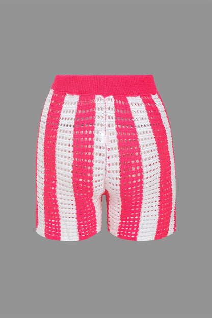 Ensemble Haut et Pantalon à Rayures Très Femme