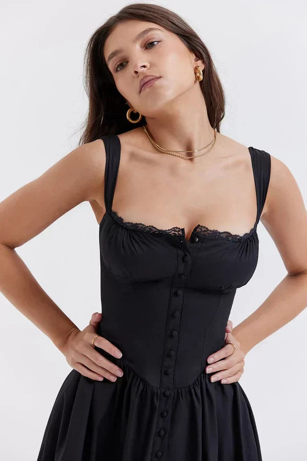 Robe Été Élégante – Mi-Longue Décontractée pour Femme - PanierRoyale