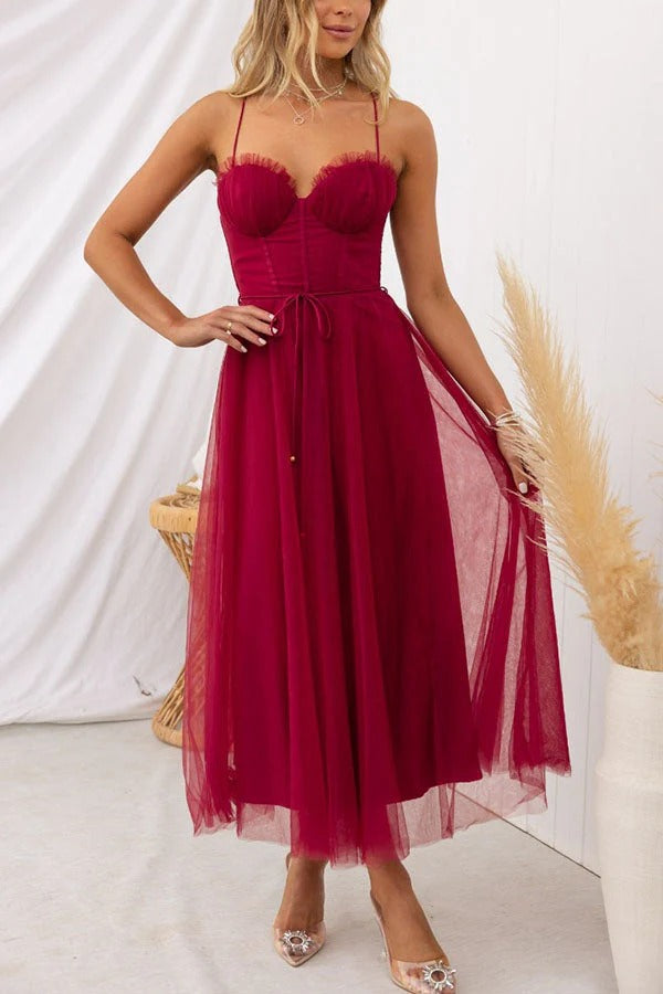 Robe Été Longue pour Femme sans Manches