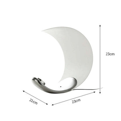 Lampe de Table LED Design en Forme de Croissant