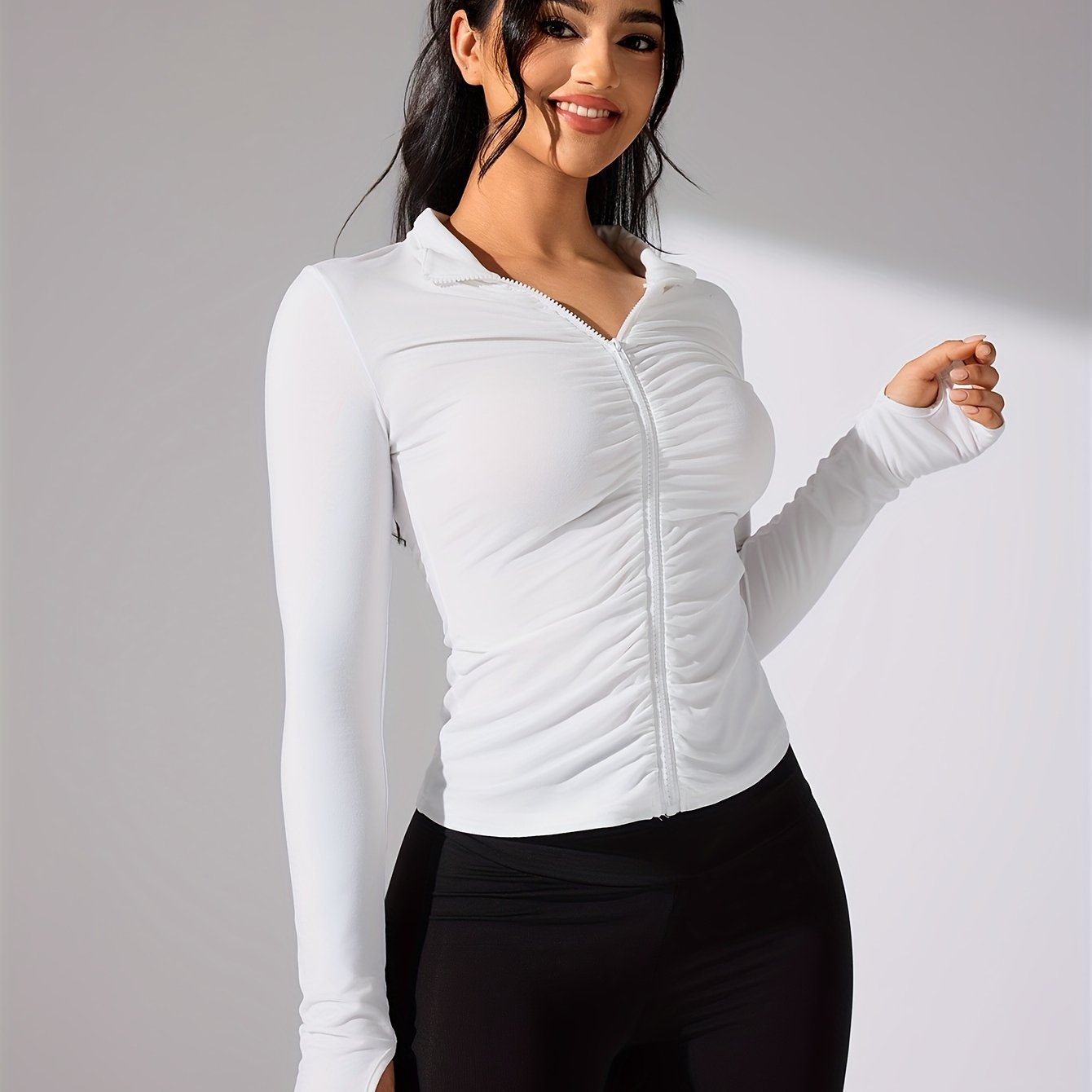 Blouson Femme Sport Chic Long Manche