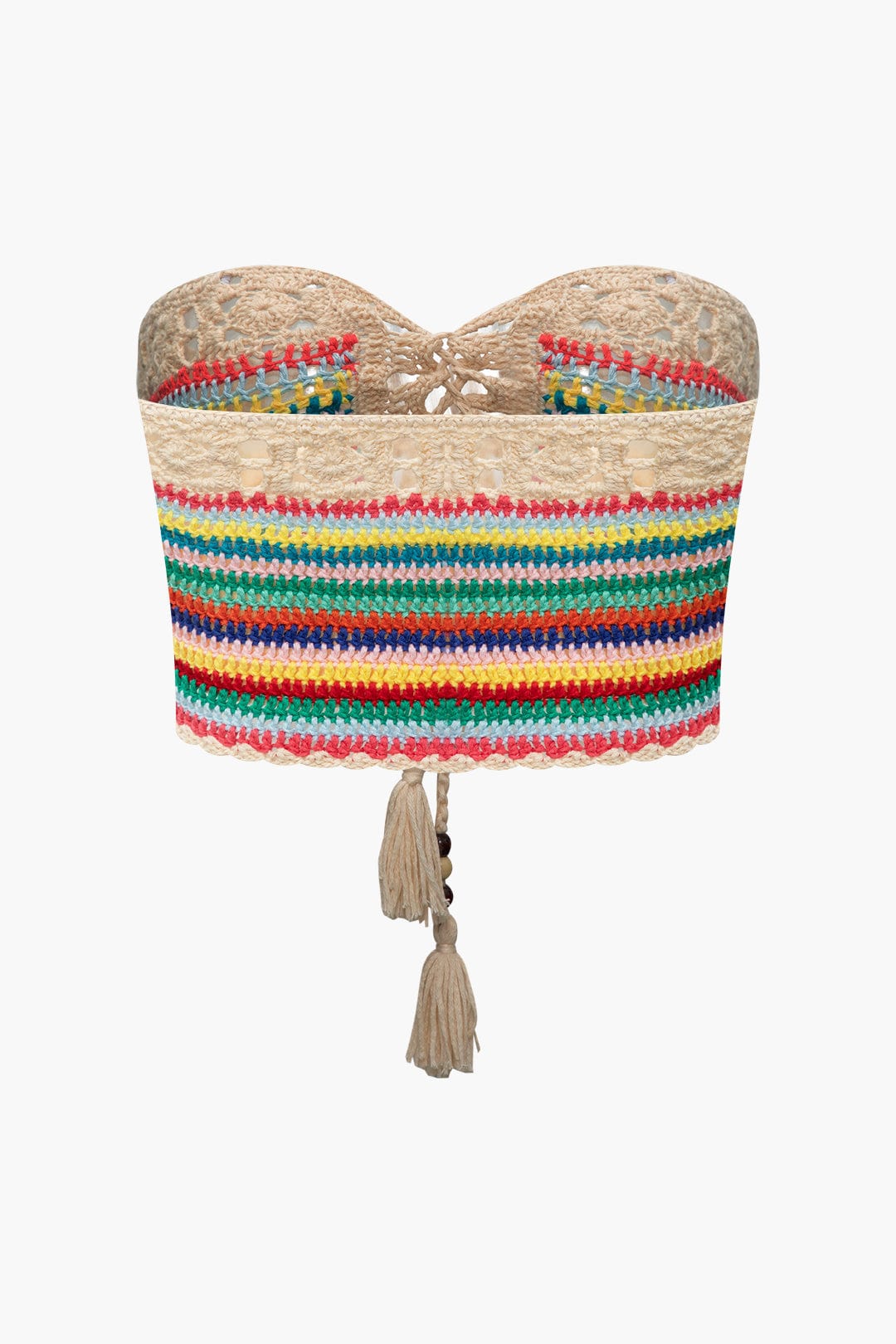 Ensemble Boho Bustier et Shorts de Plage