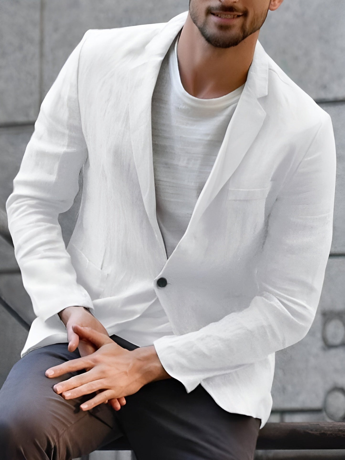 Veste Lin Homme Élégante et Décontractée pour Tous Les Occasions - BerlinGlamour