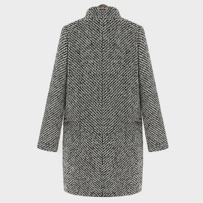 Manteau Femme Laine Double Boutonnage Coupe Classique